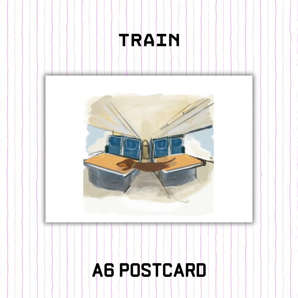 Postcard - Train