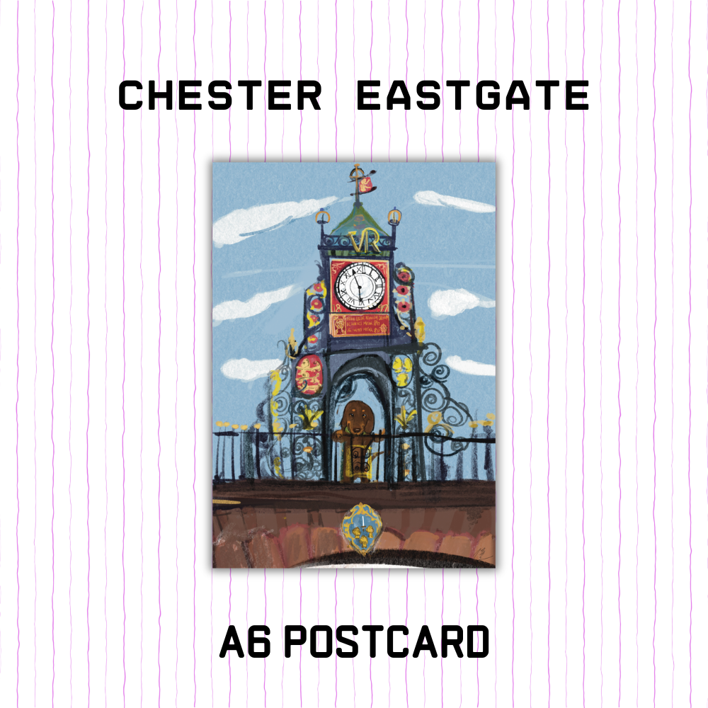 Postcard - Chester Eastgate