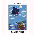A4 Art Print - Kites