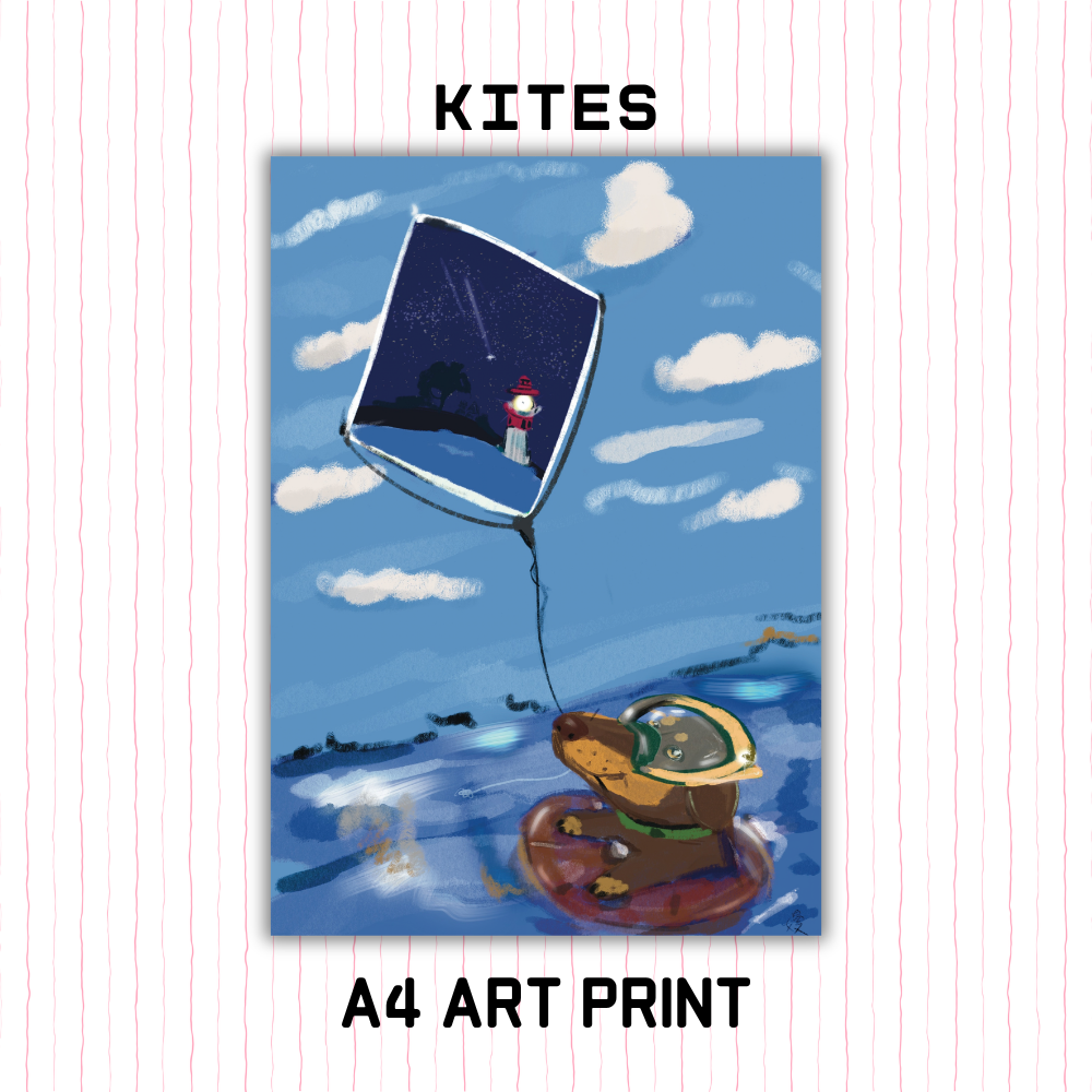 A4 Art Print - Kites