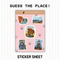 Sticker Sheet - Guess The Place