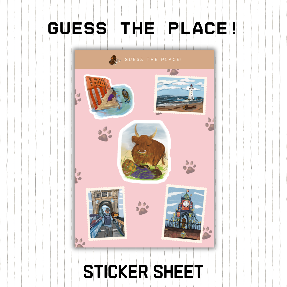 Sticker Sheet - Guess The Place