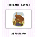 Postcard - Highland Cattle